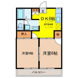 文化ハイツの物件間取画像